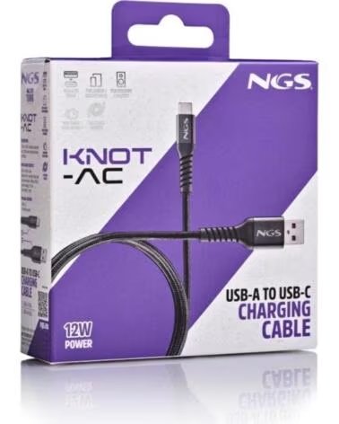 NGS CABLE CARGA RAPIDA USB A-USB-C 2 0 1MT 480BPS