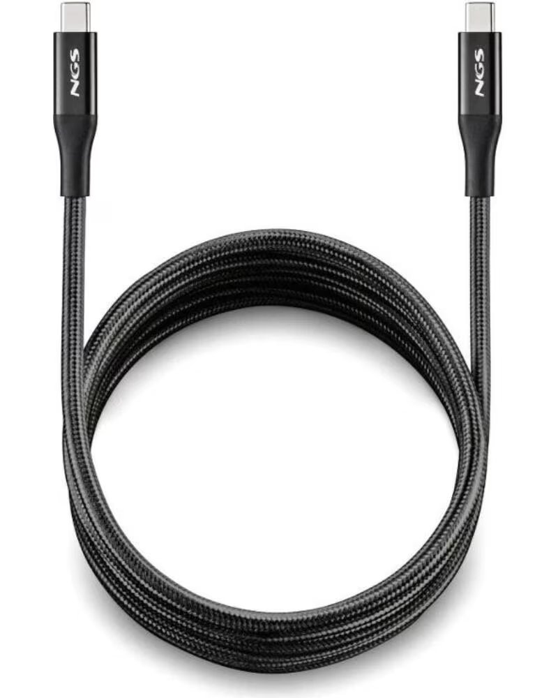 NGS Cable carga rapida USB C a USB C de 2 m