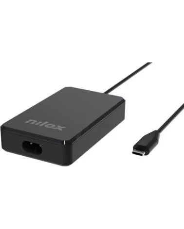 NILOX Alimentador gan usb-c para portatil - 65w