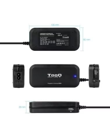 TOOQ Cargador universal portatil automatico 90w