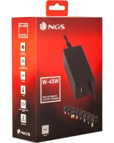 NGS CARGADOR PARA PORTATIL 45W