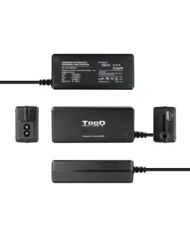 TOOQ Cargador portatil 65W 8 Conectores