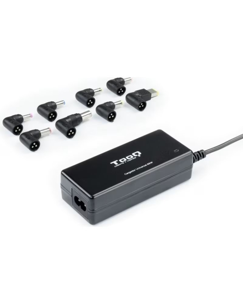 TOOQ Cargador portatil 65W 8 Conectores