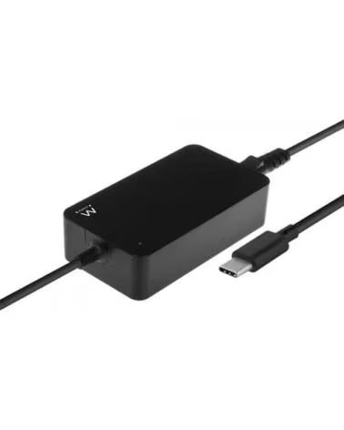 EWENT Cargador usb tipo c ew3981 para portatiles 45w