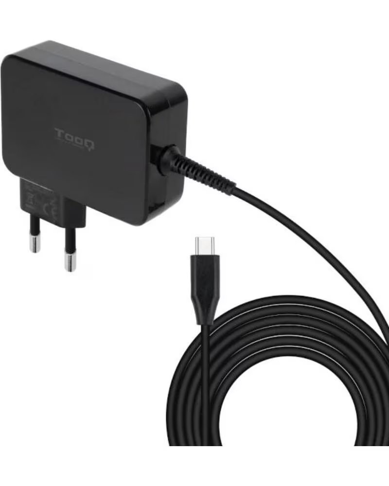 TOOQ Cargador portatil GAN USB-C PD 90W Negro