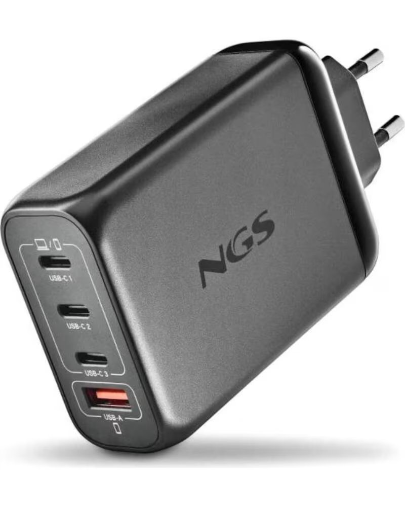 NGS CARGADOR ULTRARAPIDO140W 4 PUERTOS 3USB-C 1 US