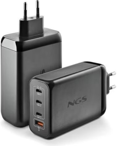 NGS CARGADOR ULTRARAPIDO240W 4 PUERTOS 3USB-C 1 US