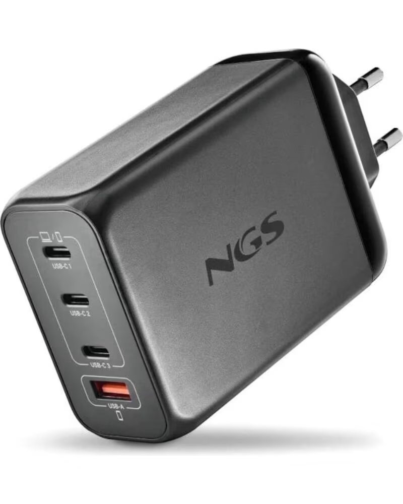 NGS CARGADOR ULTRARAPIDO240W 4 PUERTOS 3USB-C 1 US