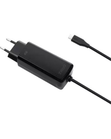 TOOQ Cargador TQLC-USBCGAN45PD-C GaN 45W USB-C PD- Cable BLACK