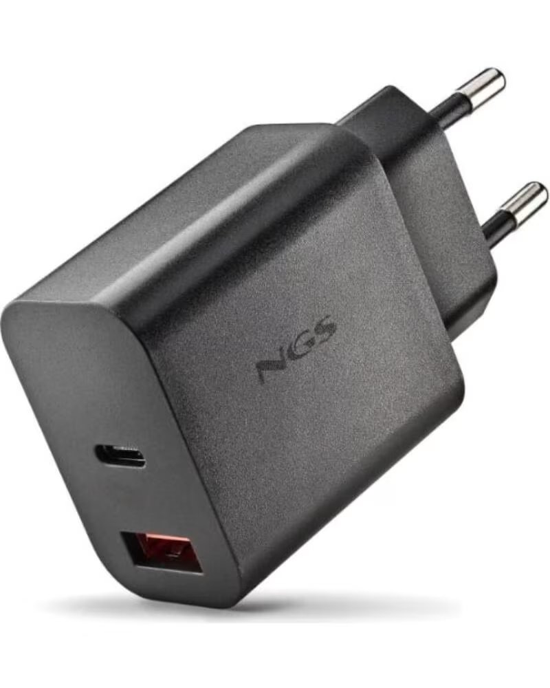 NGS CARGADOR GAN ULTRARAPIDO 30W USB-C USB-A