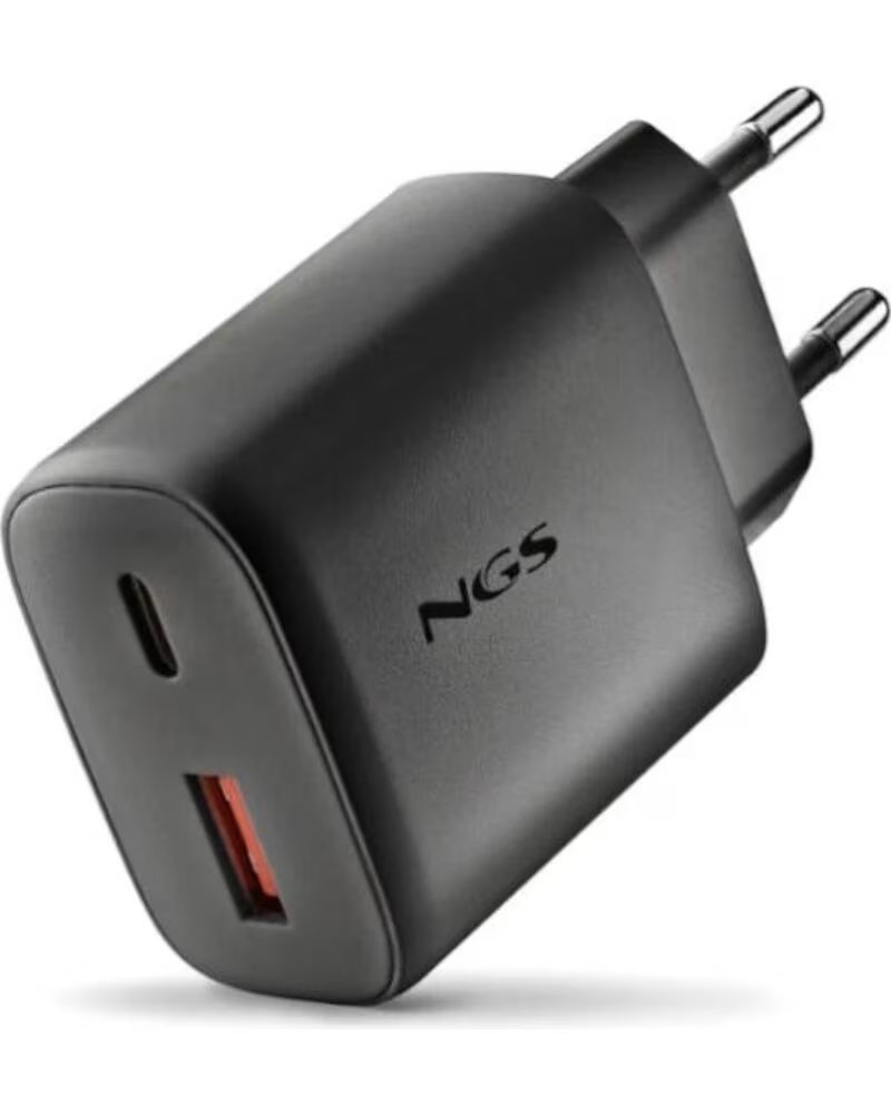 NGS CARGADOR GAN ULTRARAPIDO 45W USB-C USB-A
