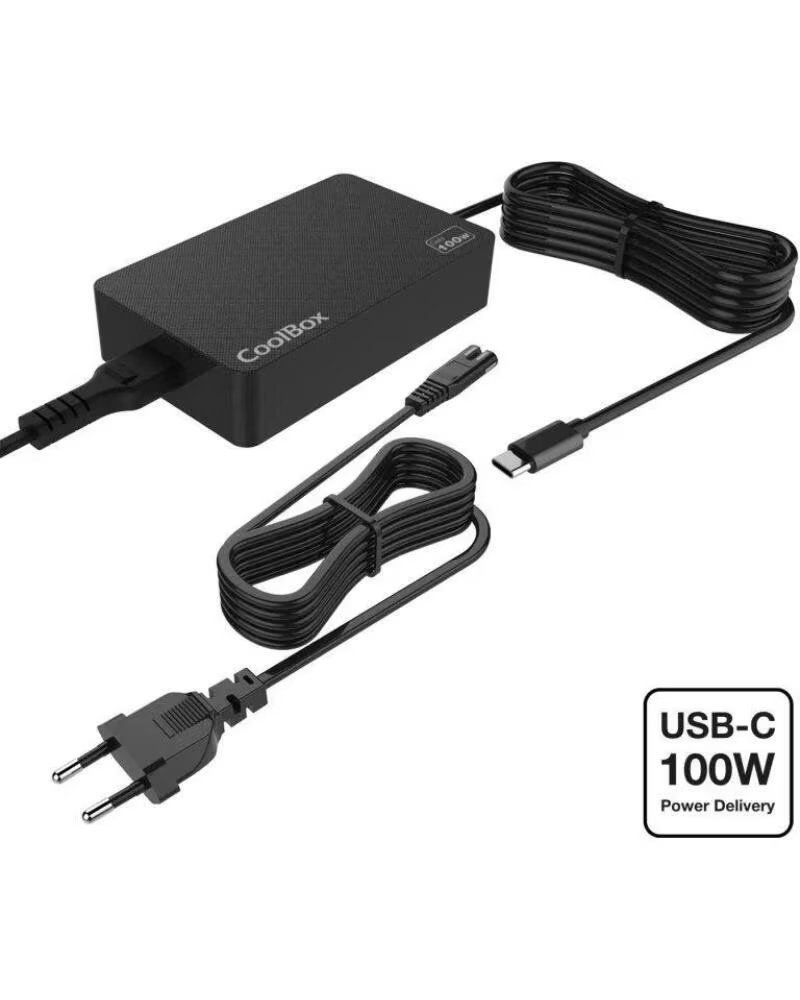 COOLBOX Cargador Portatil GAN USB-C 100W