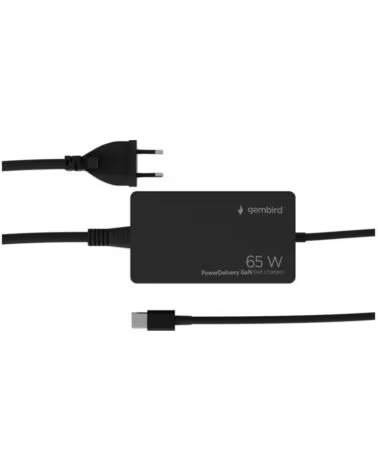 GEMBIRD Cargador rapido USB tipo C PD de 65 W GaN