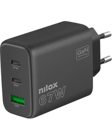 NILOX CARGADOR 67W 2 USB-C USB-A