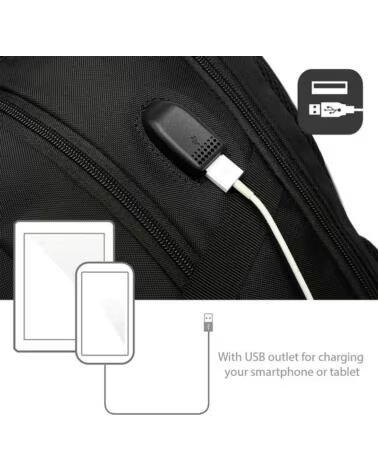 EWENT EW2526 Mochila notebook 15 6 Con puerto USB