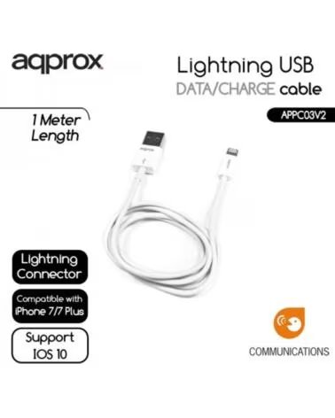 APPROX APPC03V2 Cable de datos-carga LIGHTNING-USB