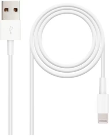 NANO CABLE Nanocable Cable de datos-carga LIGHTNING-USB 2 M