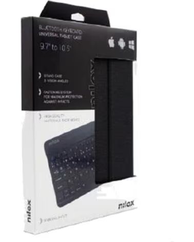 NILOX Funda tablet 9 7 a 10 5 teclado bt negro