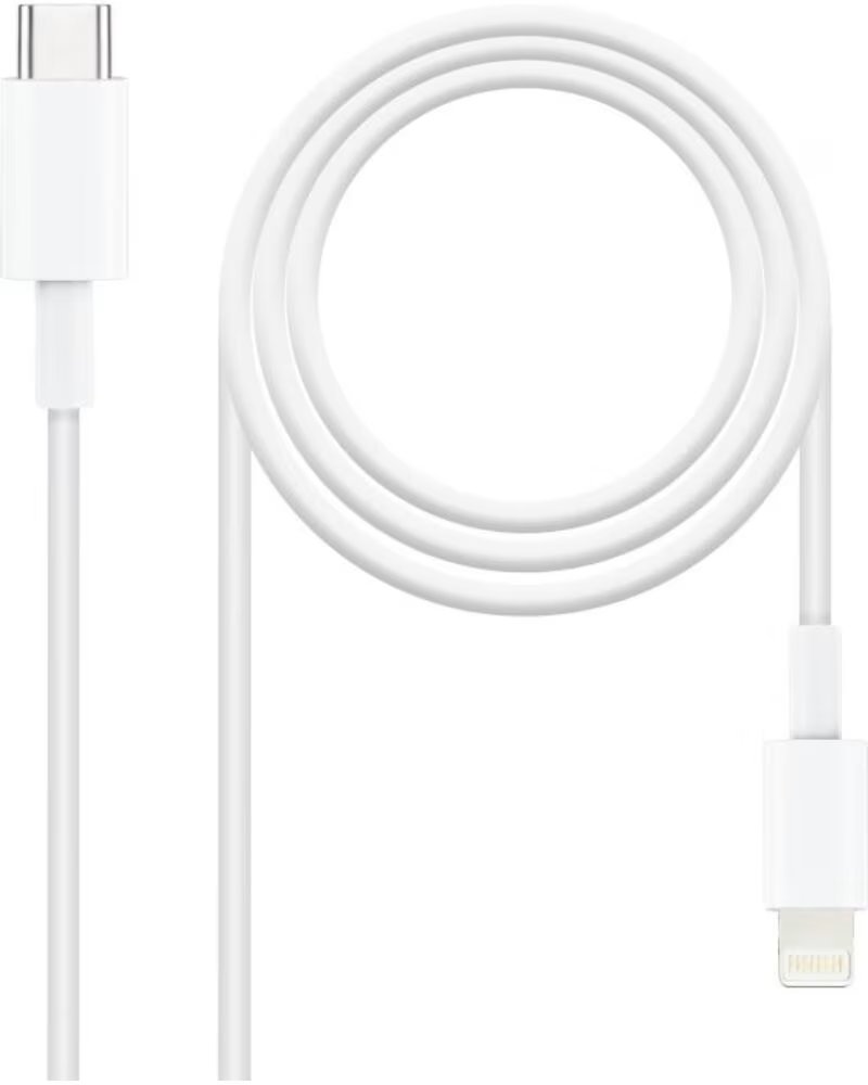 NANO CABLE Nanocable Cable Lightning a USB-C 0 5 metros