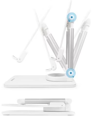 TOOQ Soporte mesa tablet hasta 13 Blanco