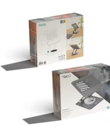 TOOQ Soporte mesa 360º dispositivos hasta 13 Gris