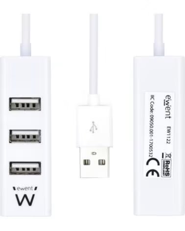 EWENT EW1122 MINI HUB USB 20 A 4 PORTE