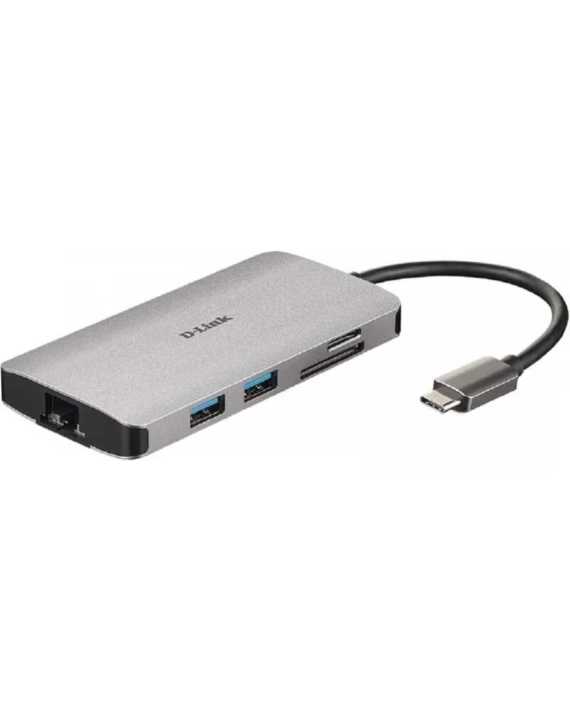 DLINK Hub d - link dub - m810 3 usb 3 0 hdmi rj45 usb tipo c lector sd microsd