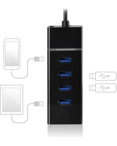 EWENT E1137 HUB USB TIPO C 4 PUEROS USB 3 1
