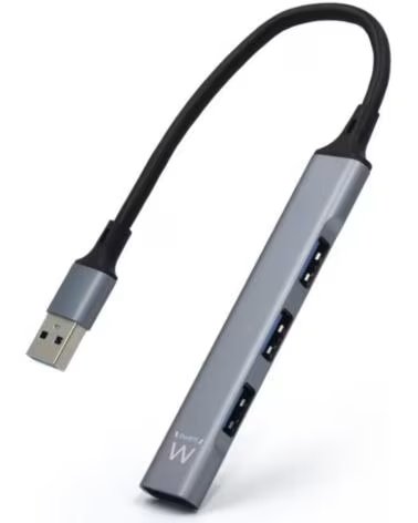EWENT Hub Slim Usb 4 puertos