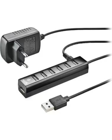 NGS Hub 7 puertos usb 2 0 tiny negro plug play - 480mbps