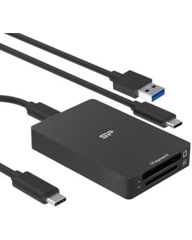 SILICON POWER SP Lector de Tarjetas USB-C SD CreatePro BS10