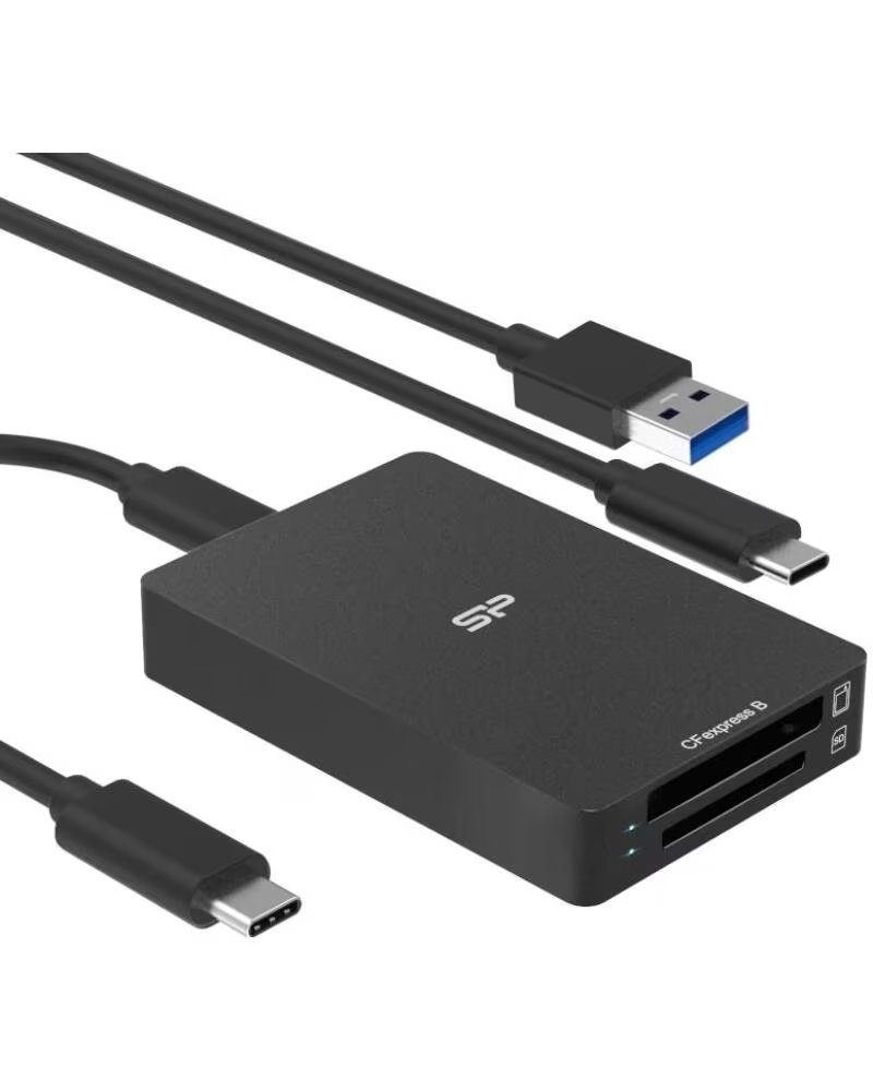 SILICON POWER SP Lector de Tarjetas USB-C SD CreatePro BS10