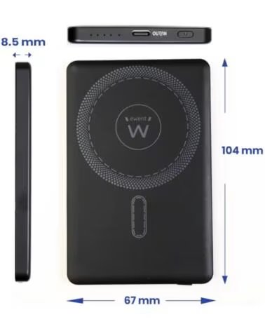EWENT POWERBANK SLIM 5000mAh MagSafe PD 20W