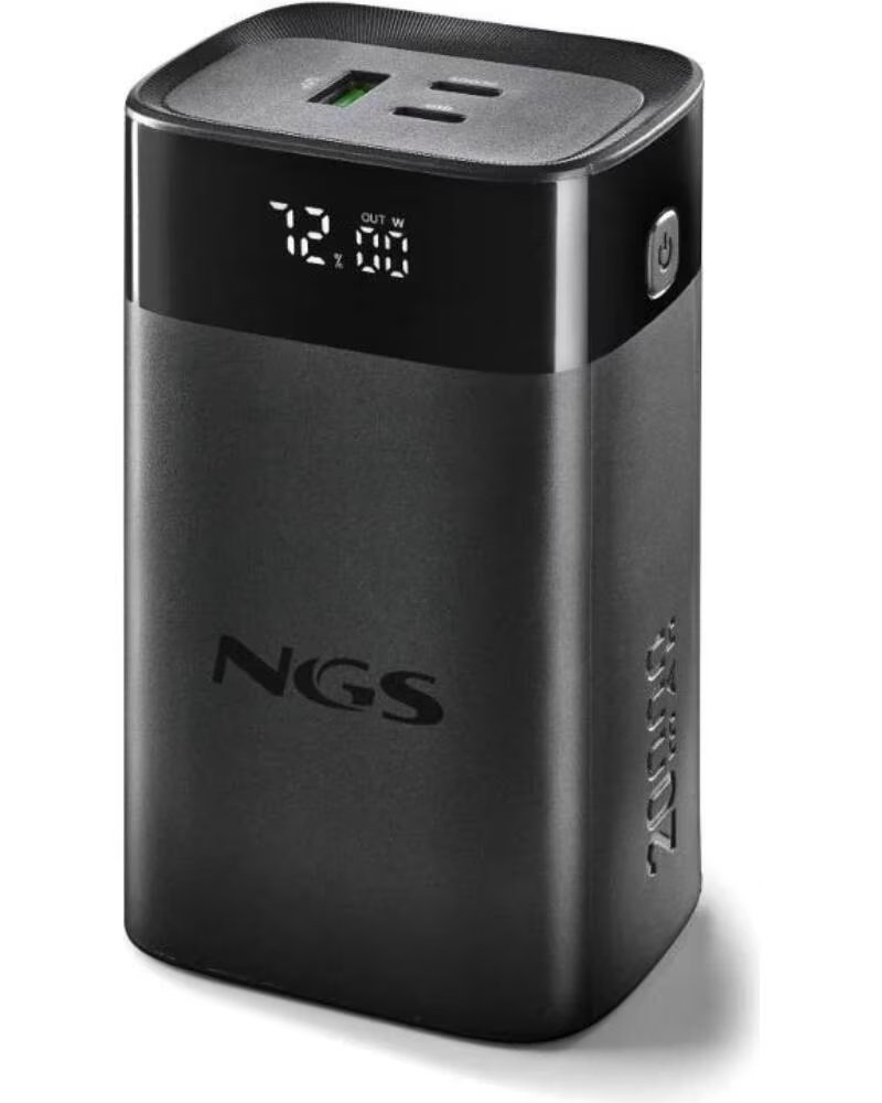 NGS BATERIA EXTERNA PORTATIL CARGA RAPIDA 65W