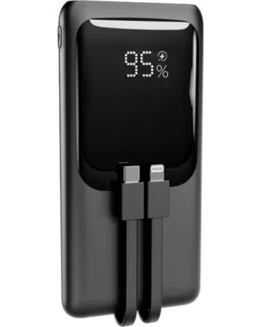 GEMBIRD Powerbank con cables 20W 10000mAh