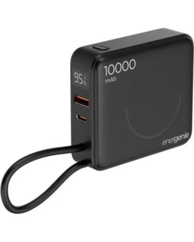 GEMBIRD Powerbank inalambrico 10000 mAh Negro