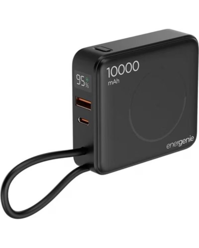 GEMBIRD Powerbank inalambrico 10000 mAh Negro
