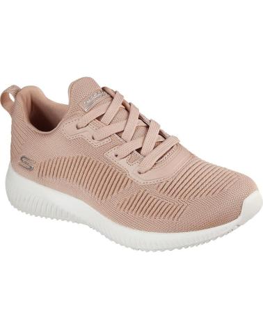 Sapatilhas de Mulher SKECHERS BOBS SPORT SQUAD-TOUGH TALK NUDE BEIG