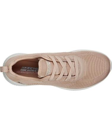 Sapatilhas de Mulher SKECHERS BOBS SPORT SQUAD-TOUGH TALK NUDE BEIG