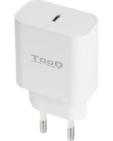 TOOQ Cargador pared USB-C PD3 0 20W Blanco