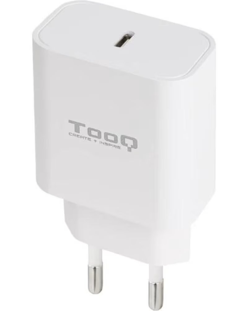 TOOQ Cargador pared USB-C PD3 0 20W Blanco