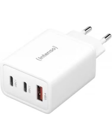 INTENSO Cargador pared gan w65acc 1xusb - a 2xusb - c