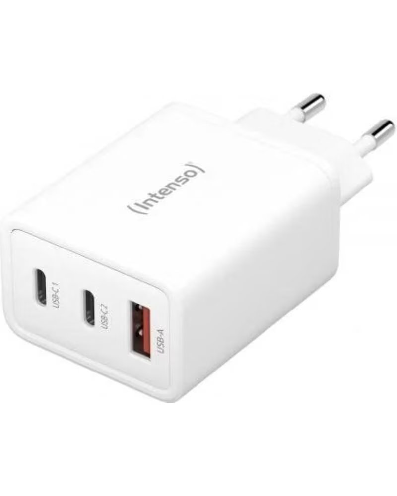 INTENSO Cargador pared gan w65acc 1xusb - a 2xusb - c