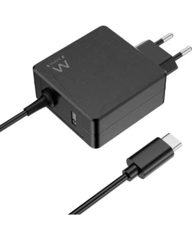 EWENT Cargador USB-CPD 65W Puerto USB-A