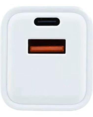 COOLBOX Cargador Gan 20W USB-C-USB-A PARED