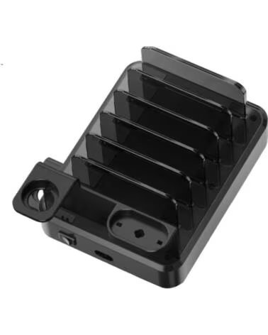 EWENT estacion de carga 6 USB 130w Reloj-Auric