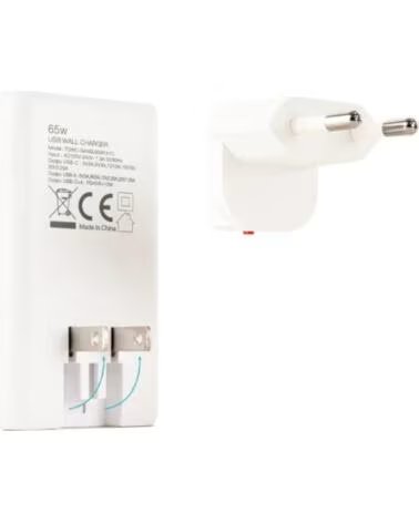 TOOQ Cargador pared GAN USB-C-PD USB-A-QC 65W