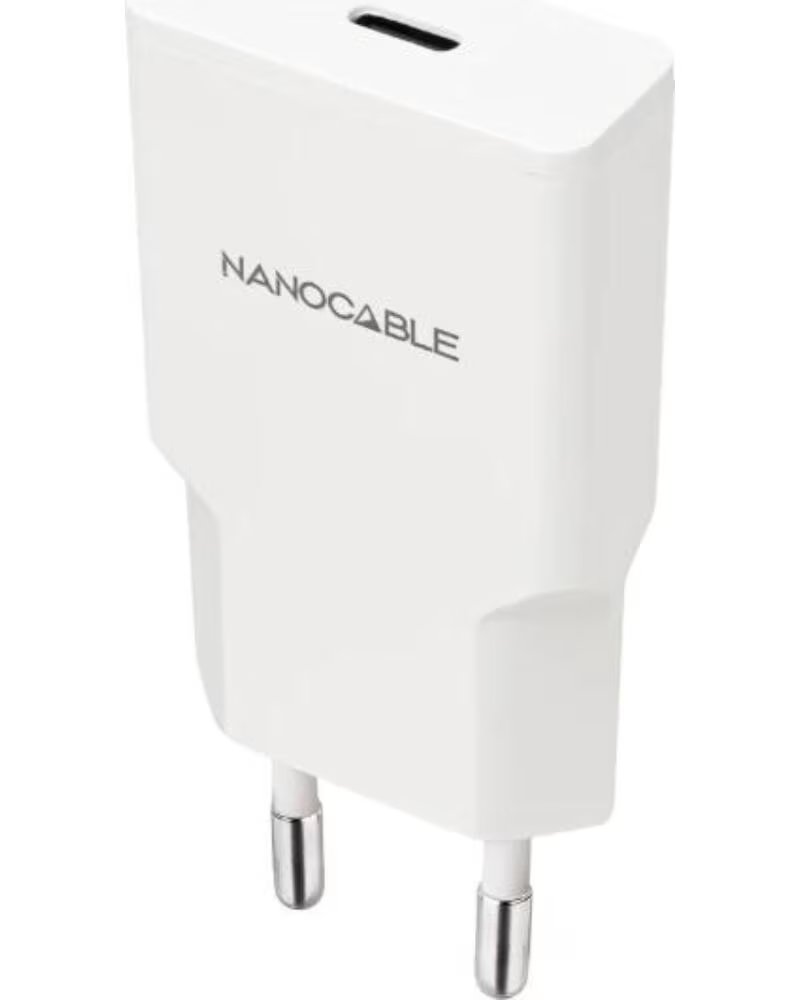 NANO CABLE Nanocable Cargador USB-C-PD 30W Blanco