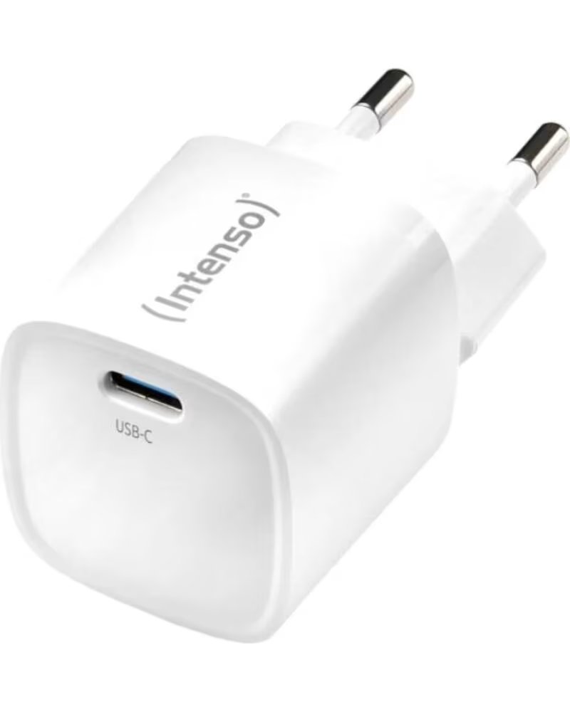 INTENSO Cargador de pared w30c² gan 30w usb tipo c negro
