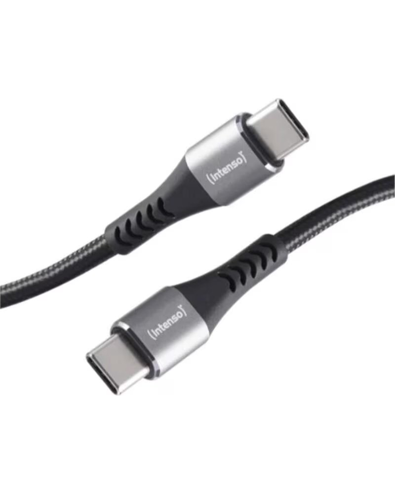 INTENSO Cable USB-CC 1 0m 60W Negro
